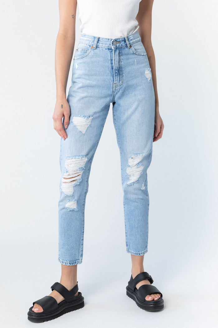 Nora Jeans - Destiny Light Blue Ripped
