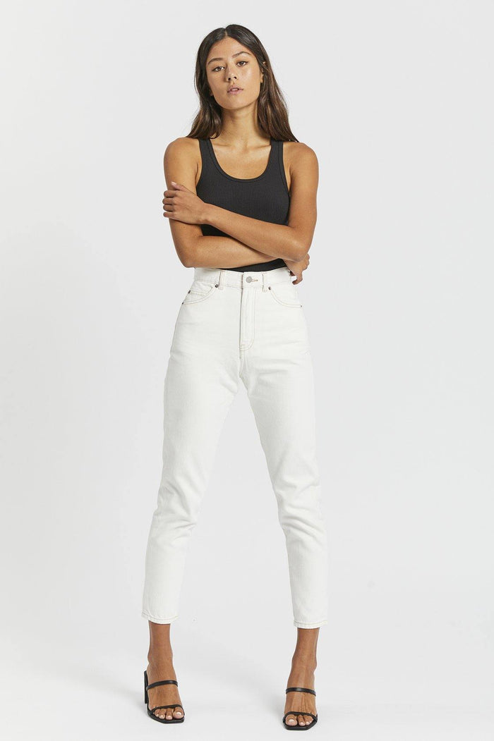 NORA JEANS - Light ecru