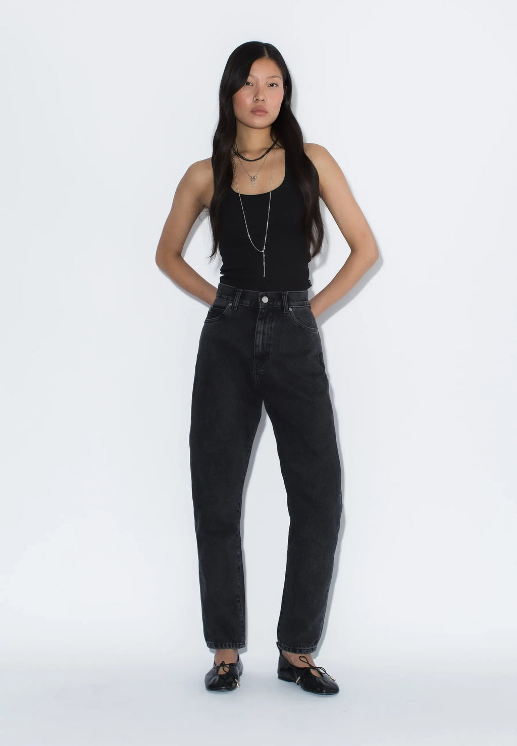 NORA JEANS - Retro Black – view 2