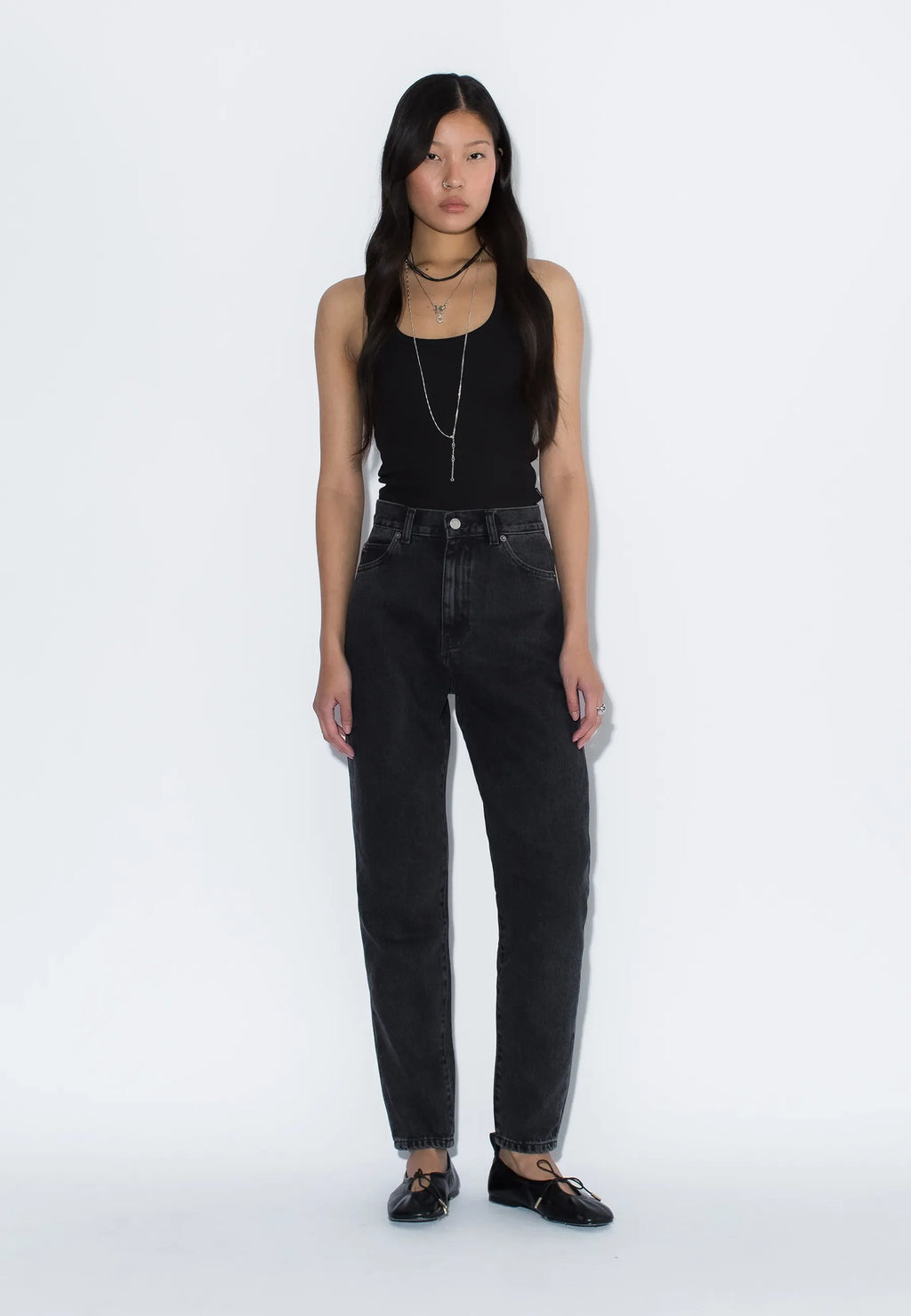 NORA JEANS - Retro Black – view 3