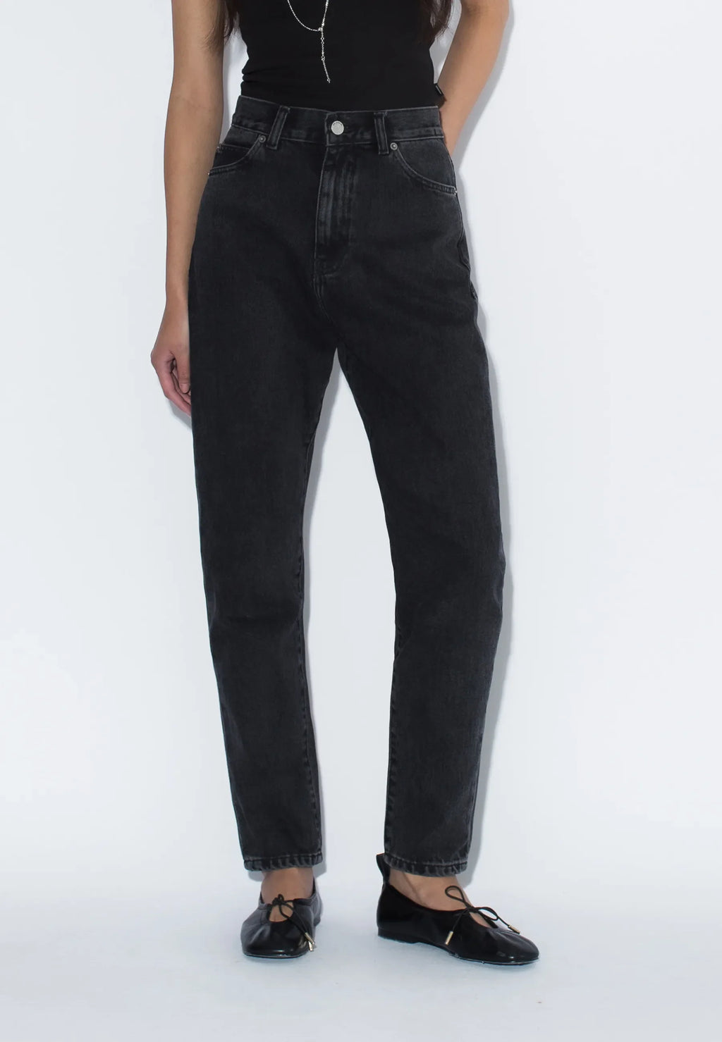NORA JEANS - Retro Black – view 6