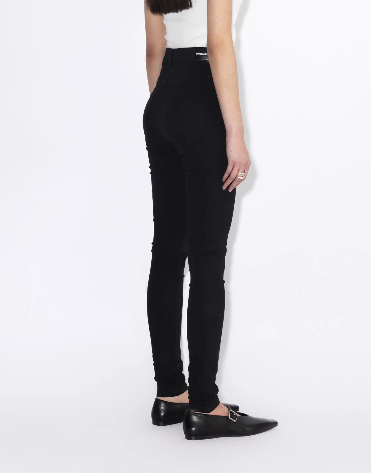 MOXY JEANS - Black Ripped Knees – view 7