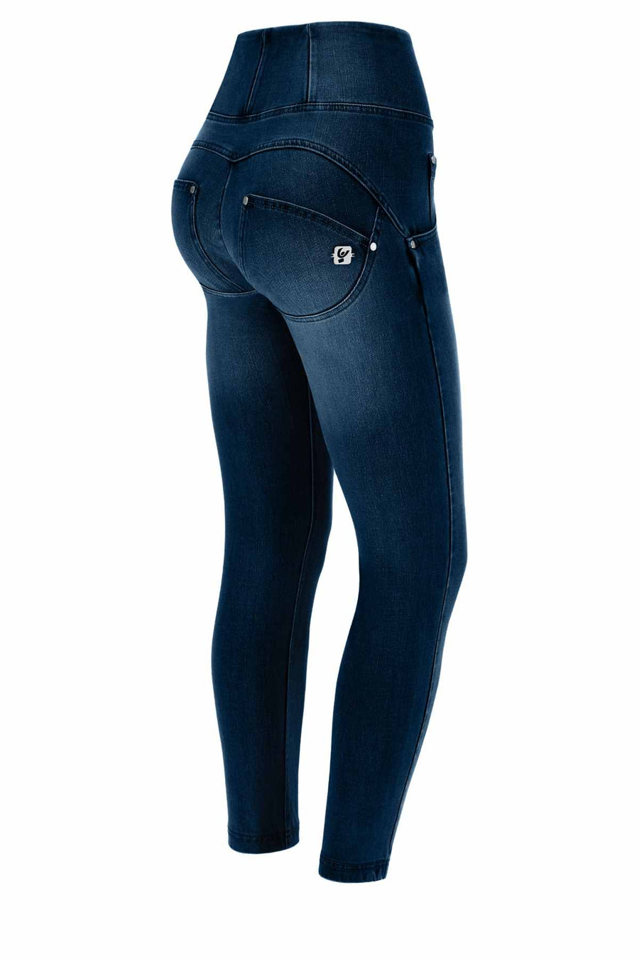 Snug Jeans Dark Denim High Waist Ankle Leg