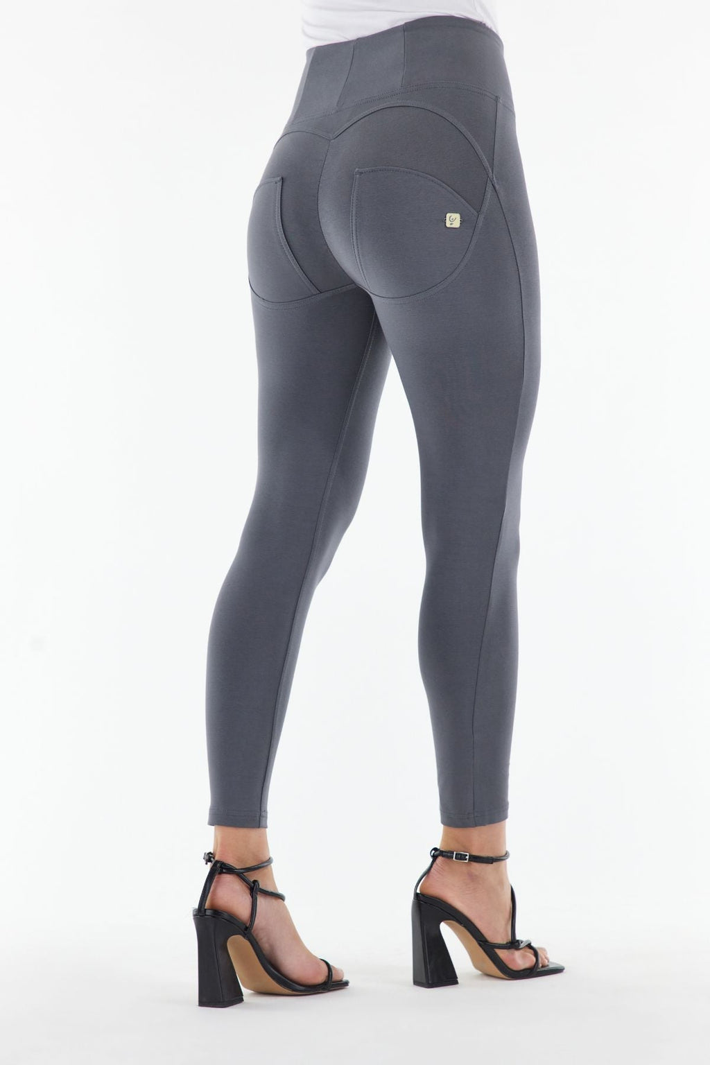 Curvy Grey High Waist Ankle Length LAST SIZE CLEARANCE
