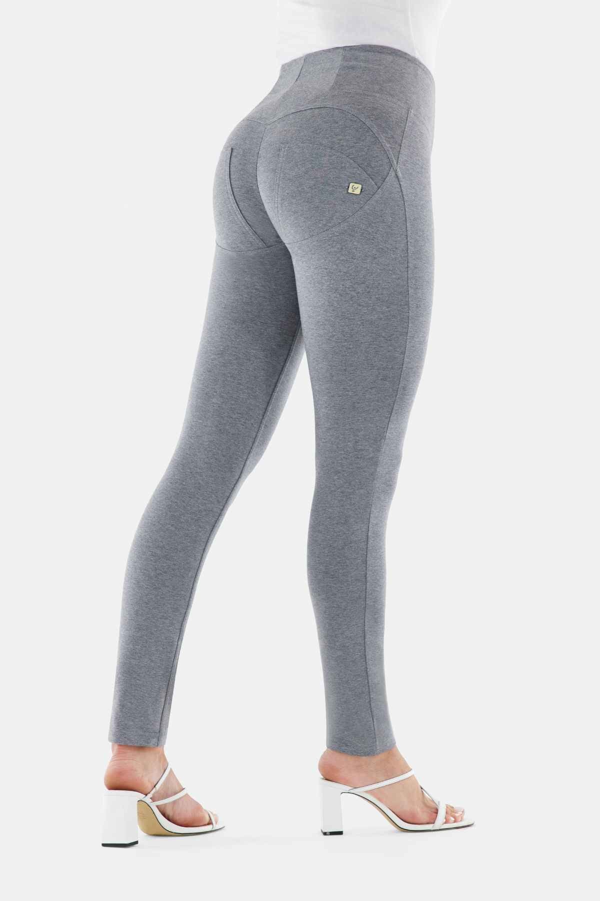 Freddy WR.UP® melange grey high waist skinny trousers – view 2