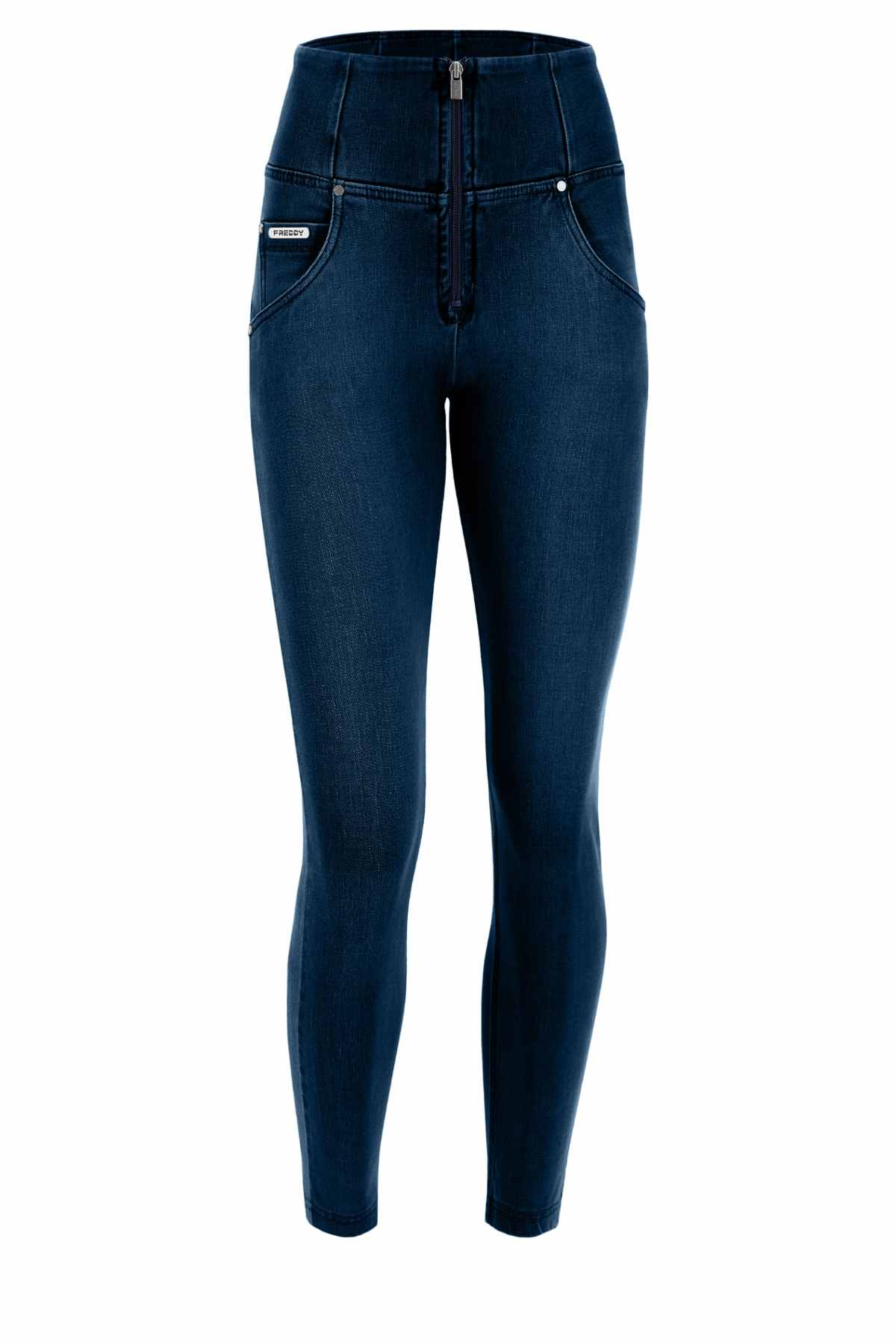 Snug Jeans Dark Denim High Waist Ankle Leg