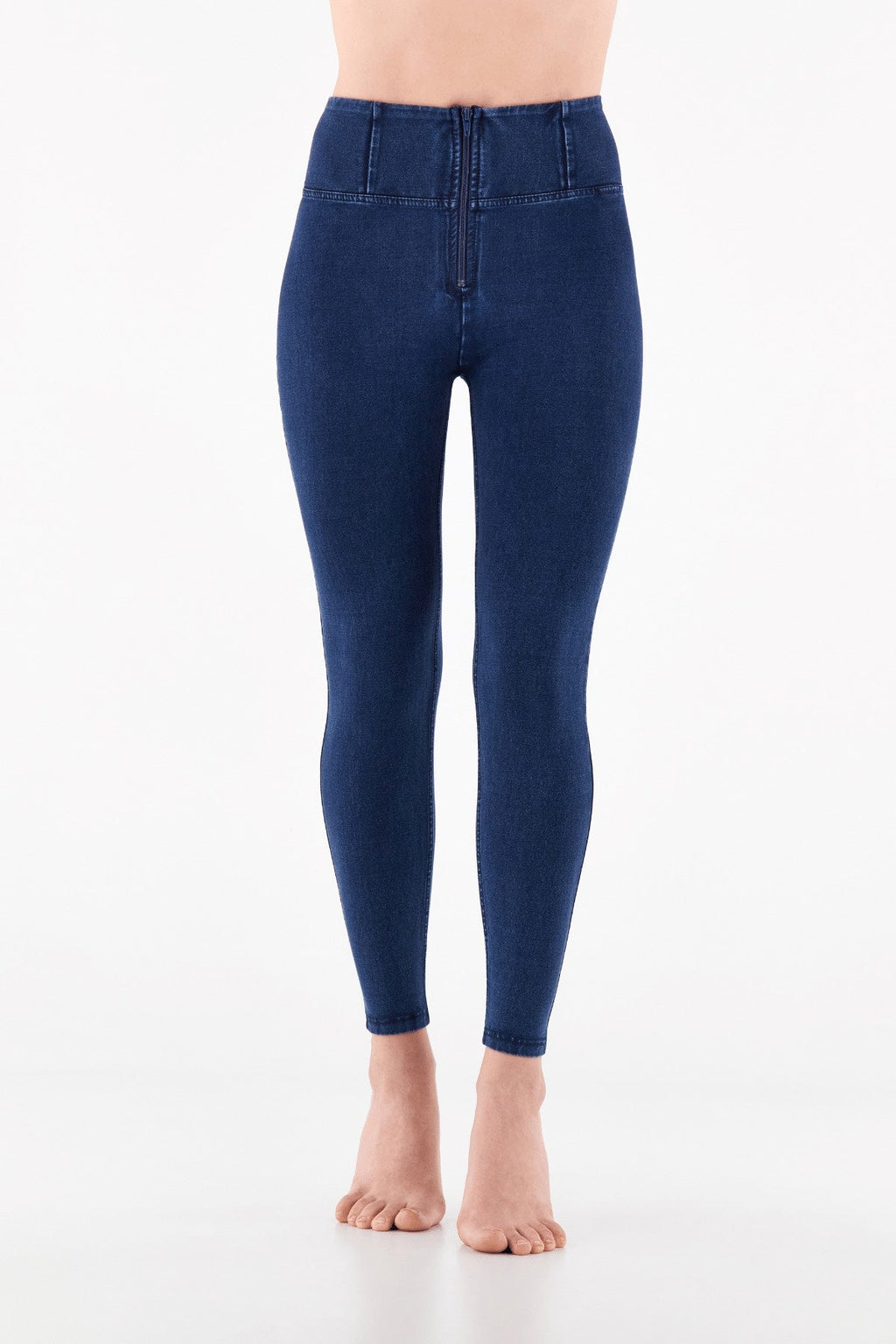 Freddy WR.UP® dark denim blue stitch super high waist jeans – view 4