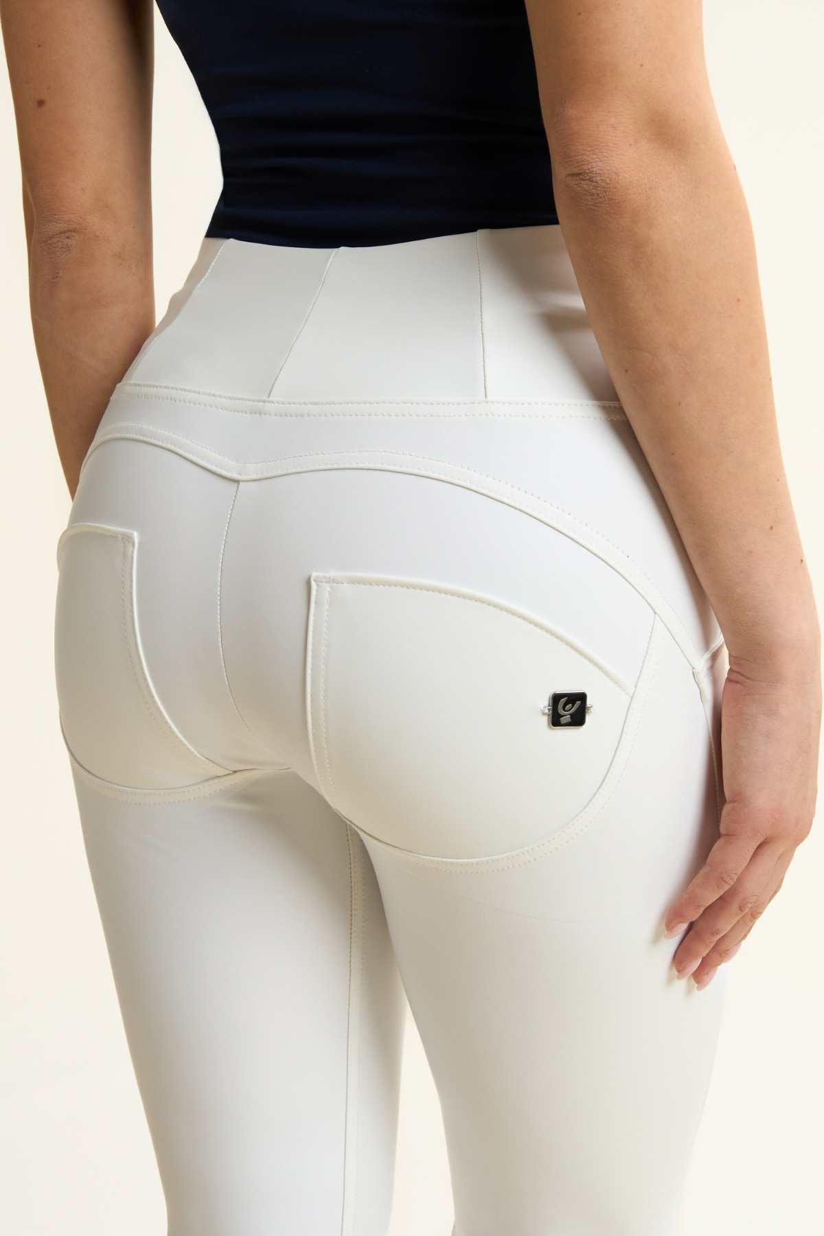 Mini Flare White Coated High Rise