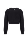 Black Cropped Sweatshirt