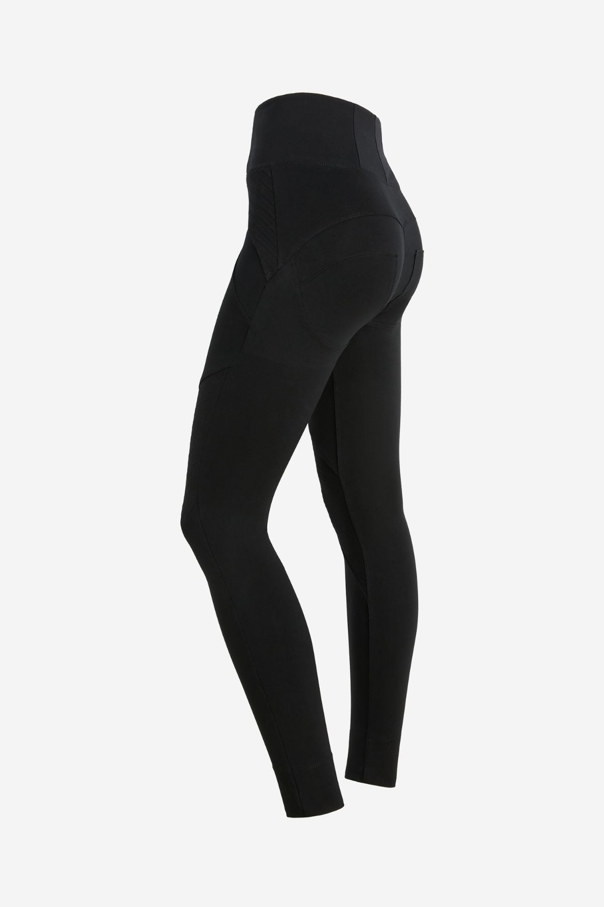 Biker Black Super High Waist Full Length