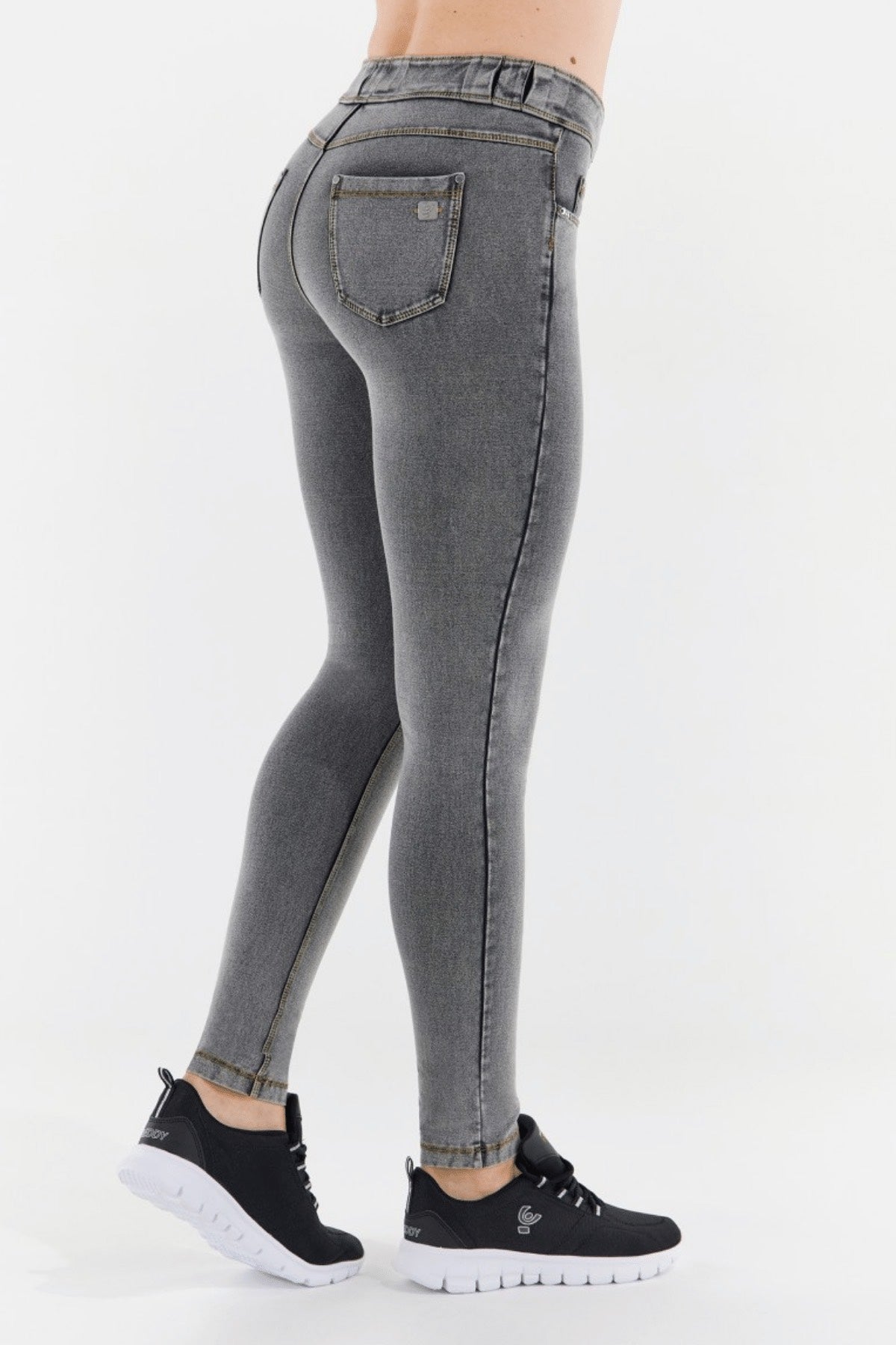 N.O.W ANKLE LEG GREY DENIM