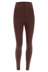 Dark Brown Super High Waist Full Length