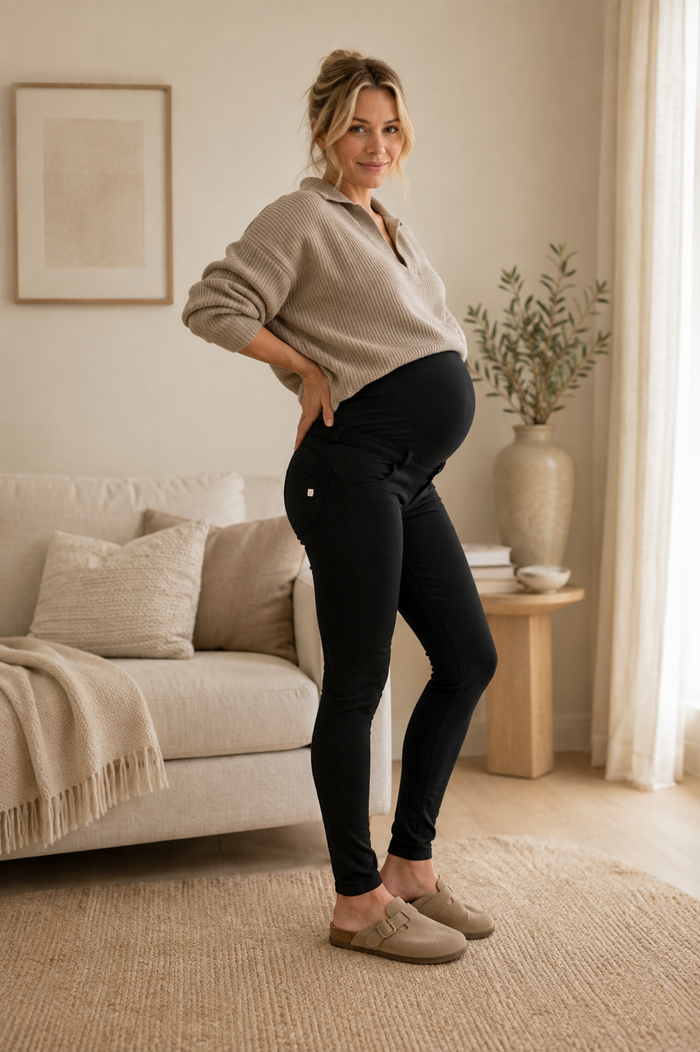 Freddy WR.UP® black maternity skinny trousers