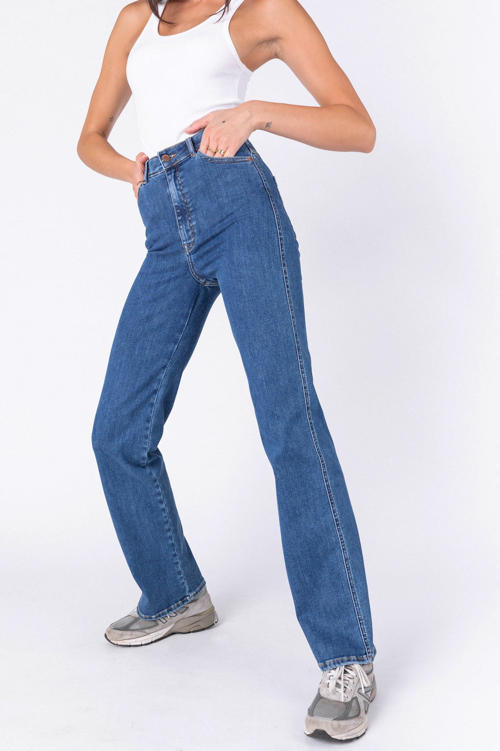 MOXY STRAIGHT - Pyke Plain Dark Blue – view 3