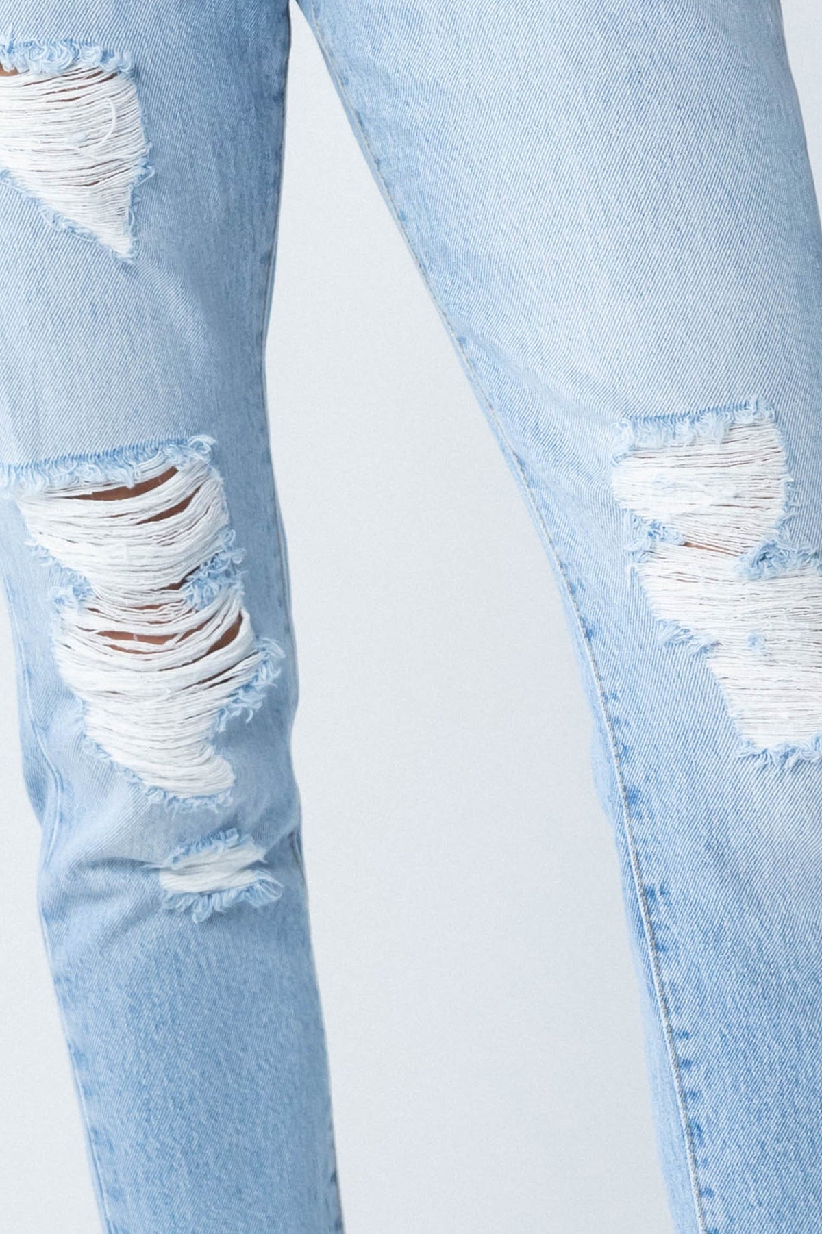 Nora Jeans - Destiny Light Blue Ripped – view 6