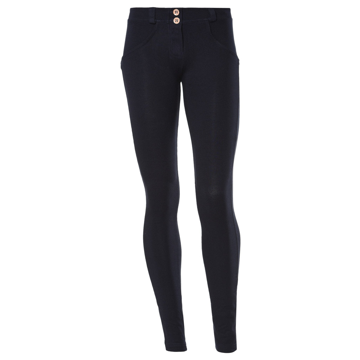 Freddy WR.UP® navy mid rise skinny trousers – view 6