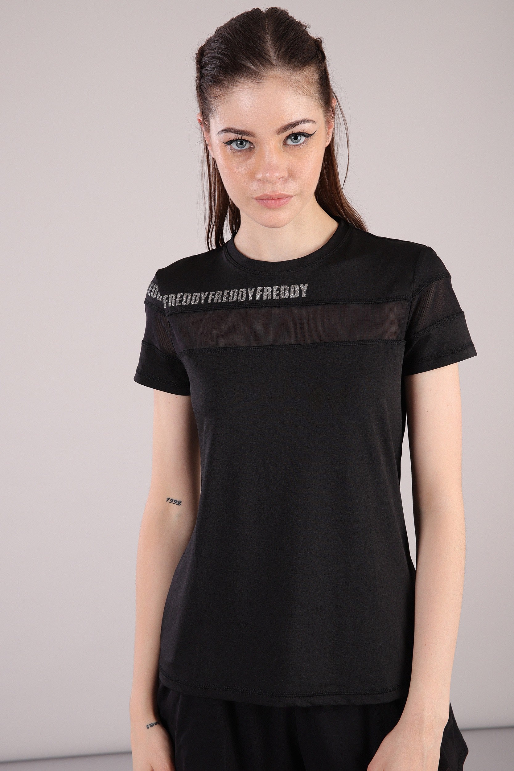 Black Activewear T-Shirt