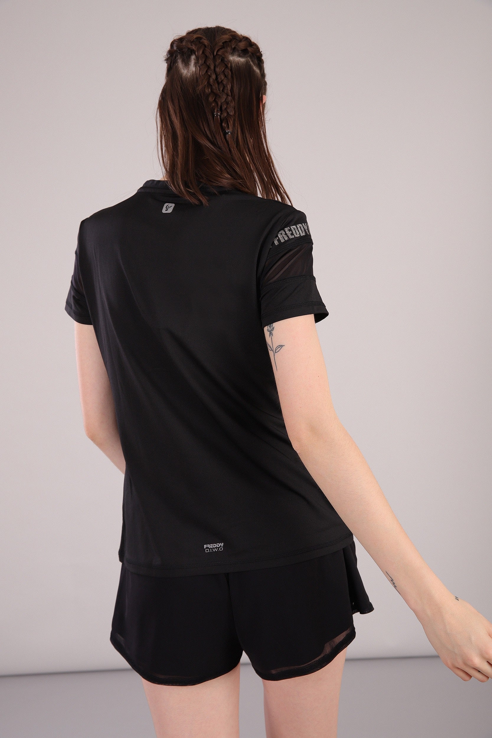 Black Activewear T-Shirt