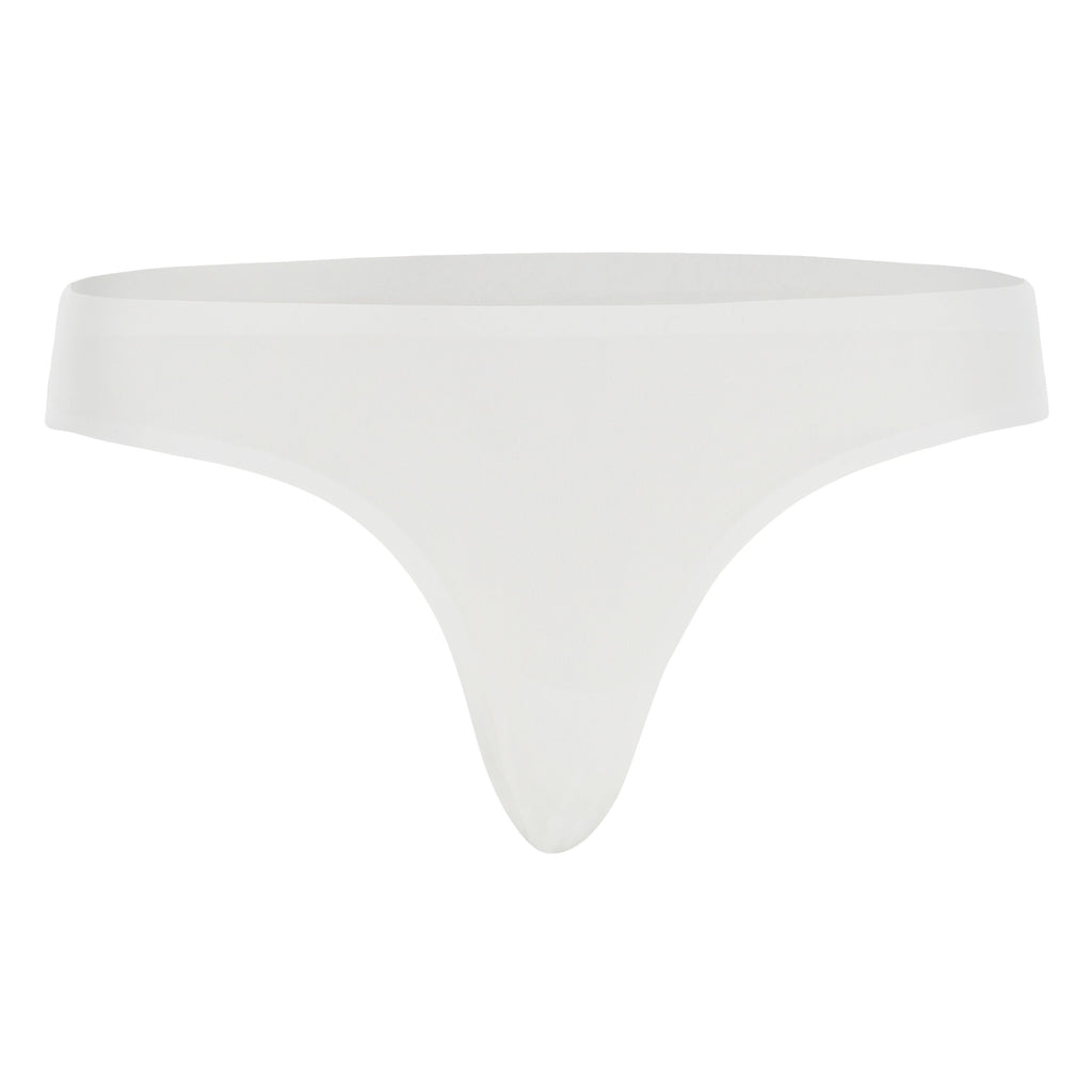 Freddy white seamless mid waist thong