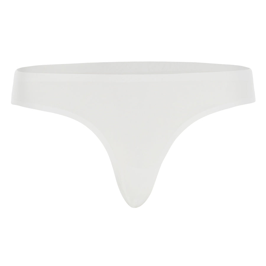White Seamless Thong