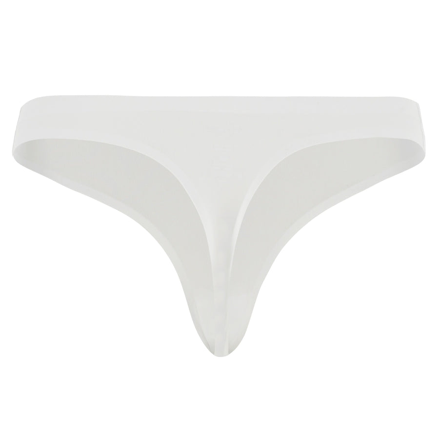 White Seamless Thong