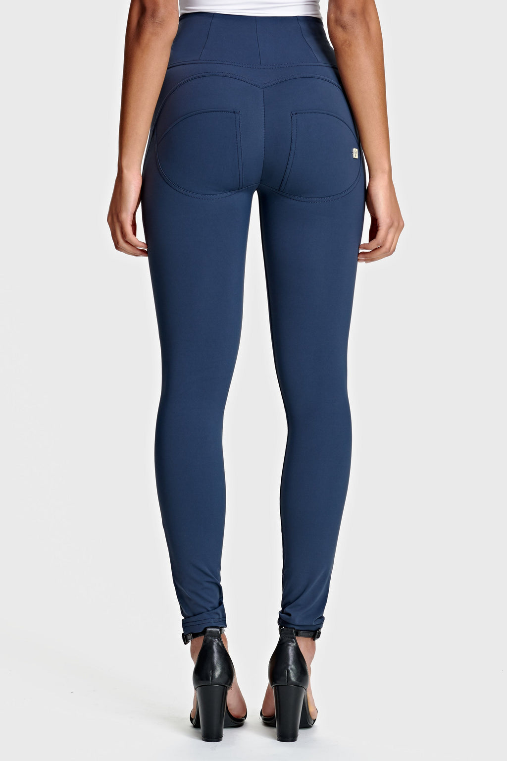 Freddy DIWO Pro navy high waist skinny trousers – view 6