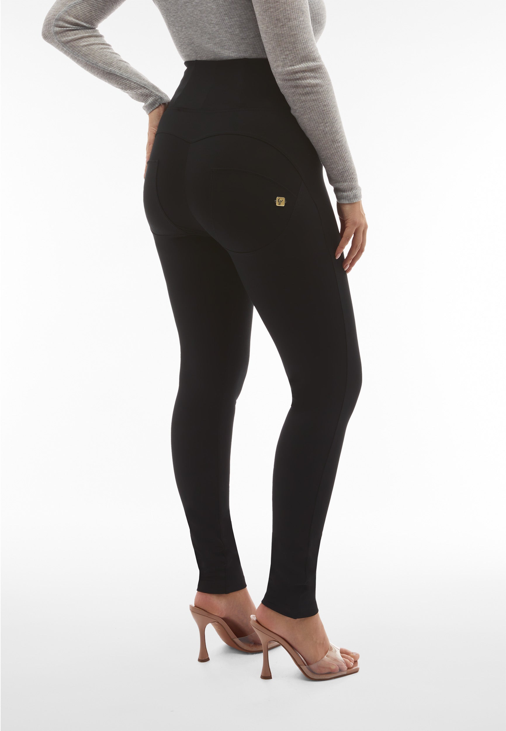 Black Super High Waist Full Length