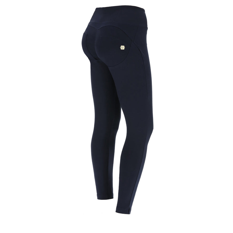 Navy High Waist Ankle Length