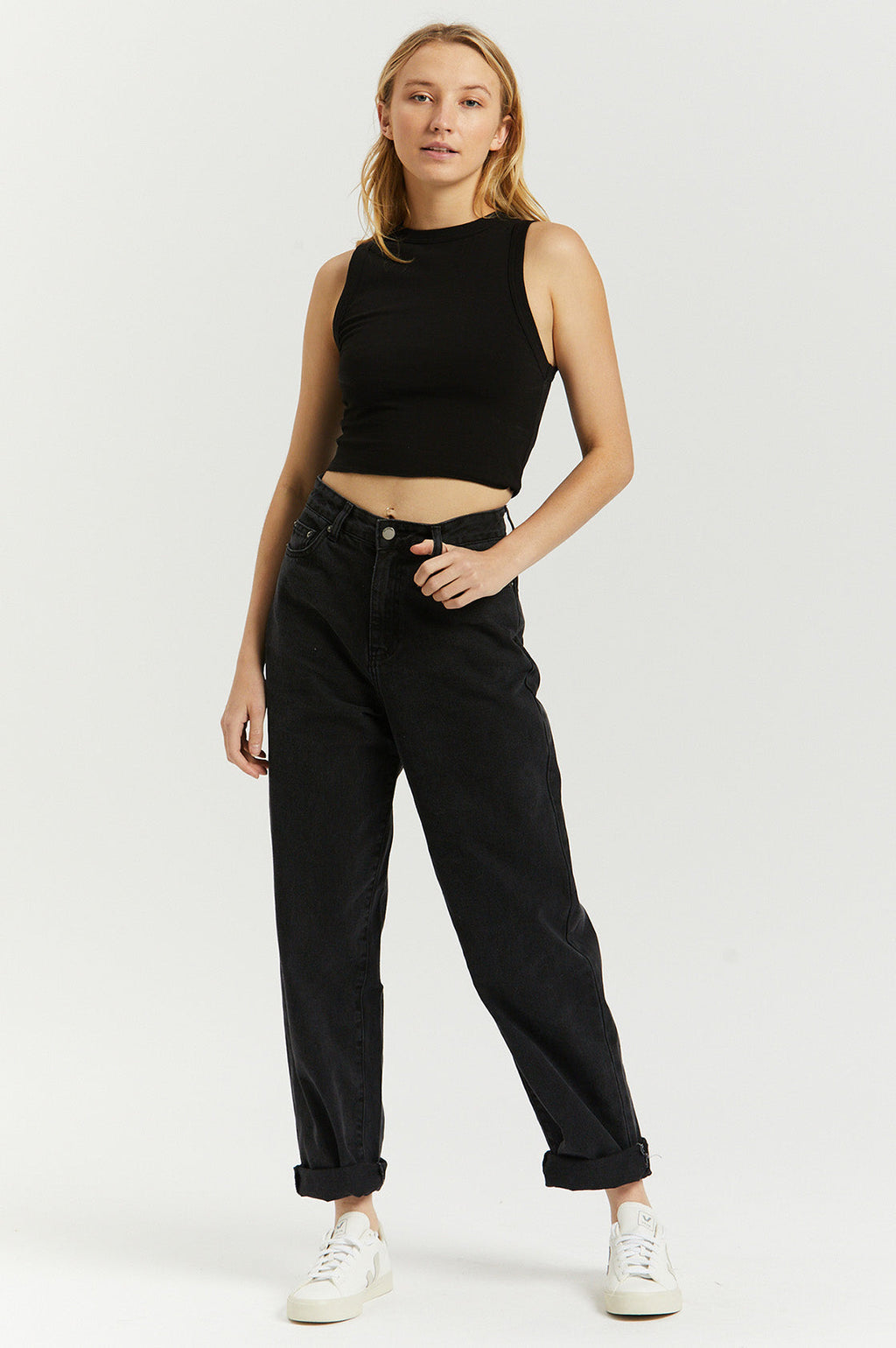 CORA TOP - Black – view 4