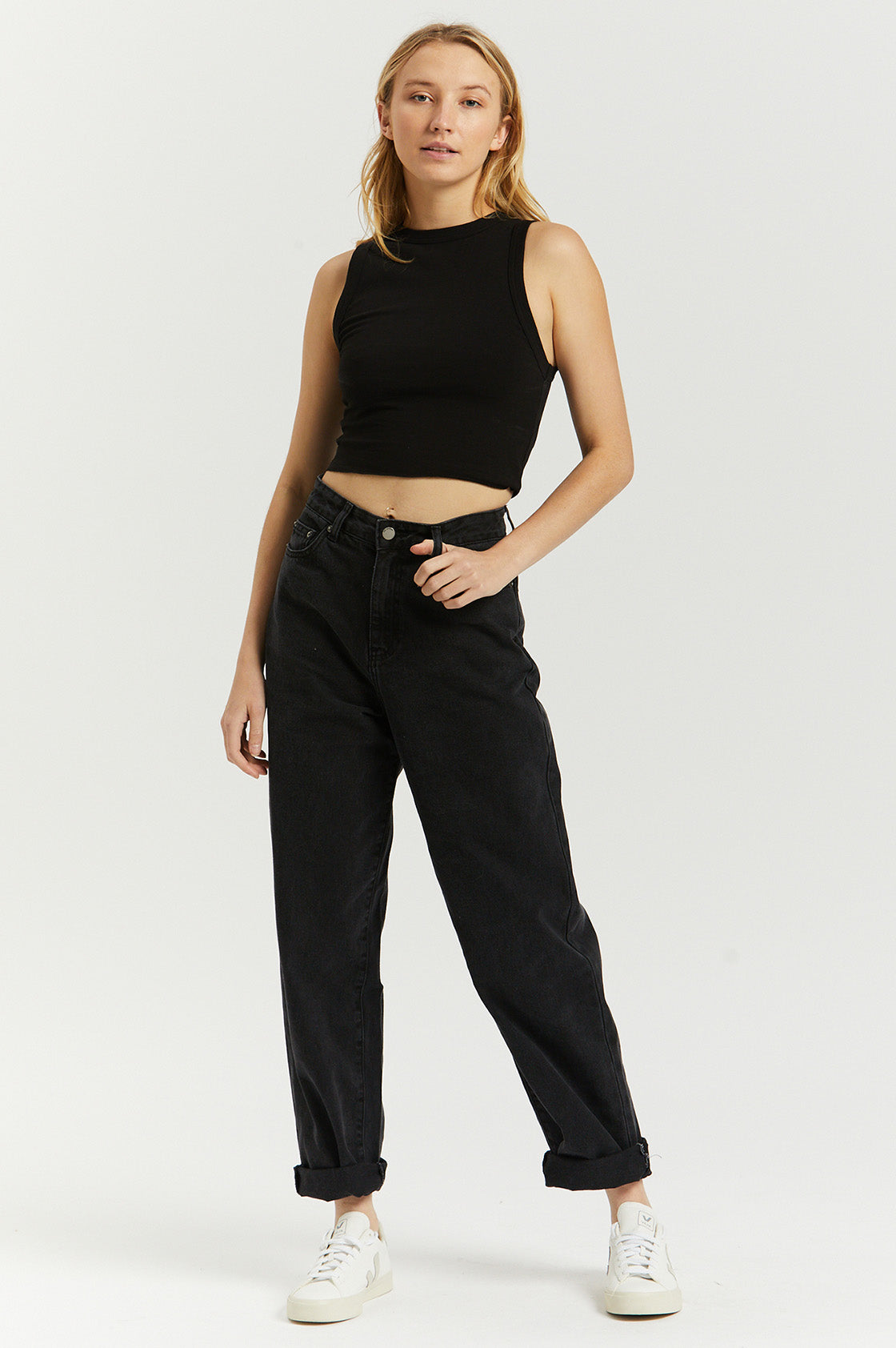CORA TOP - Black – view 4
