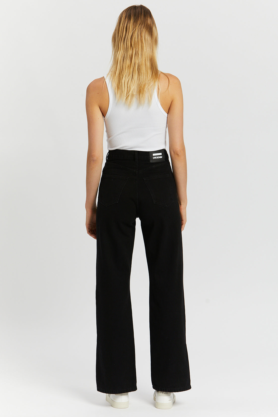 ECHO JEANS SHOE CUT - Black – view 2