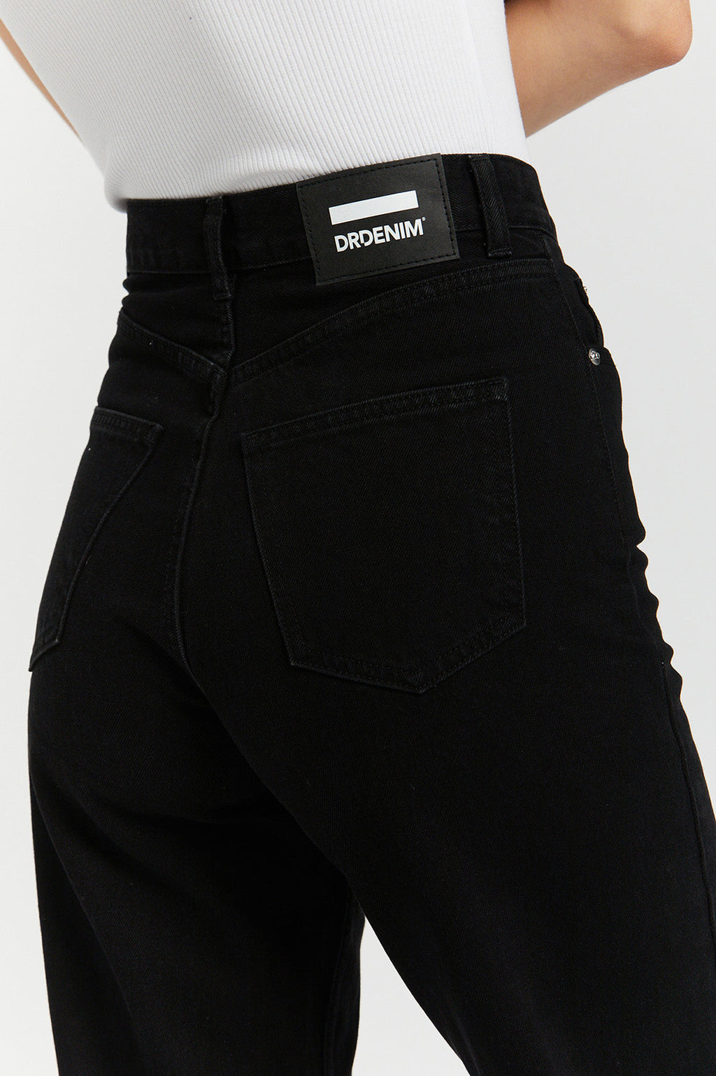 ECHO JEANS SHOE CUT - Black – view 4