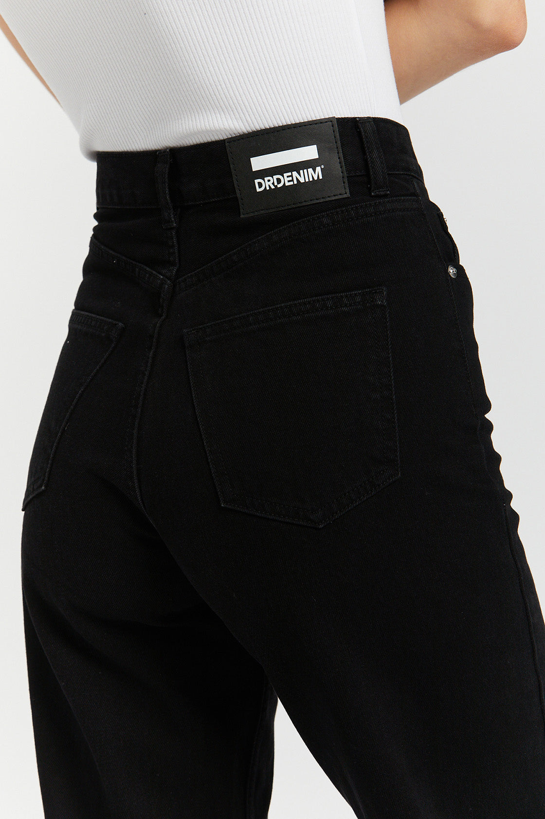 ECHO JEANS SHOE CUT - Black – view 4