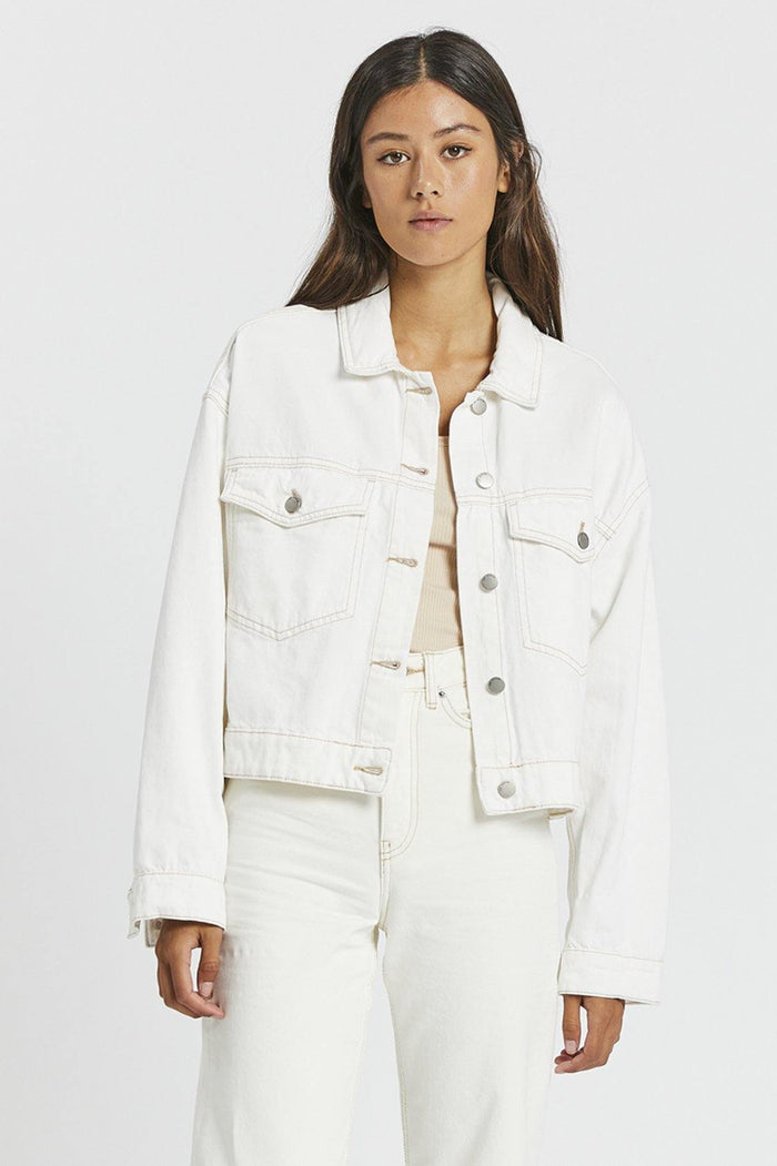 Khalila Cropped Jack - Light ecru