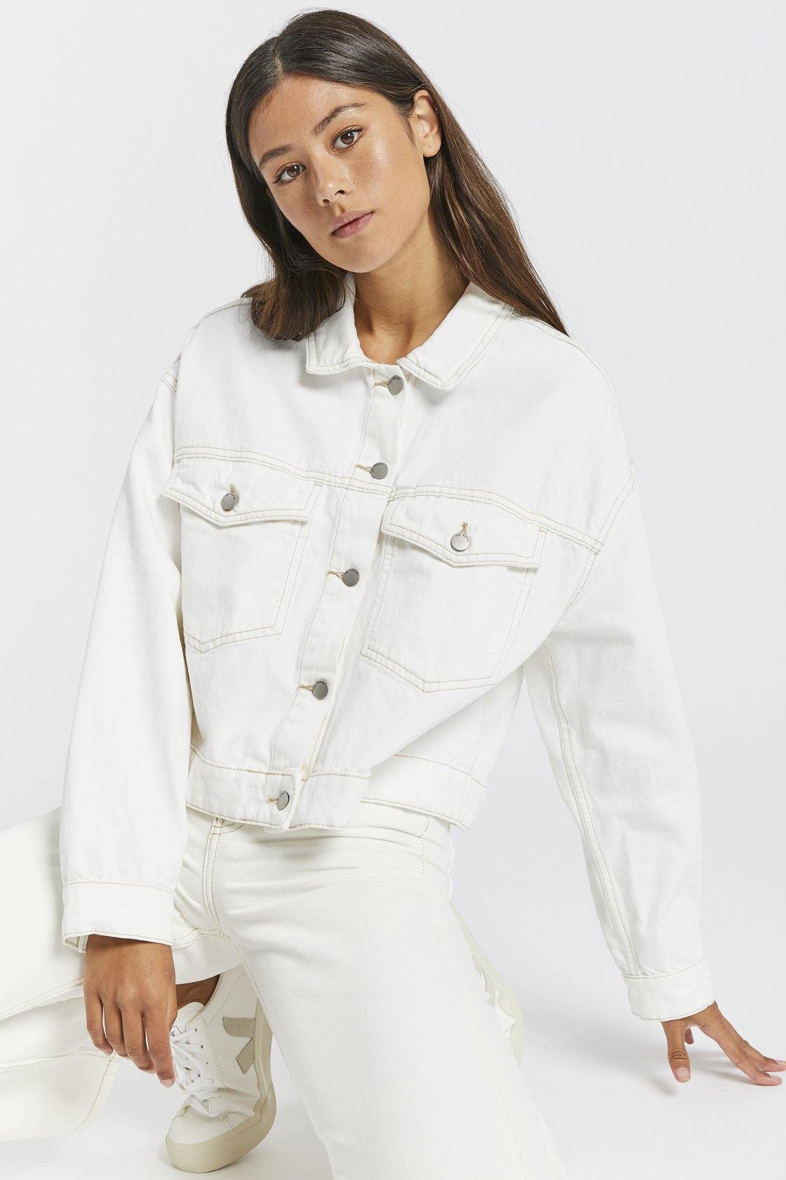 Khalila Cropped Jack - Light ecru – view 4