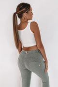 Freddy WR.UP® melange grey mid rise skinny trousers