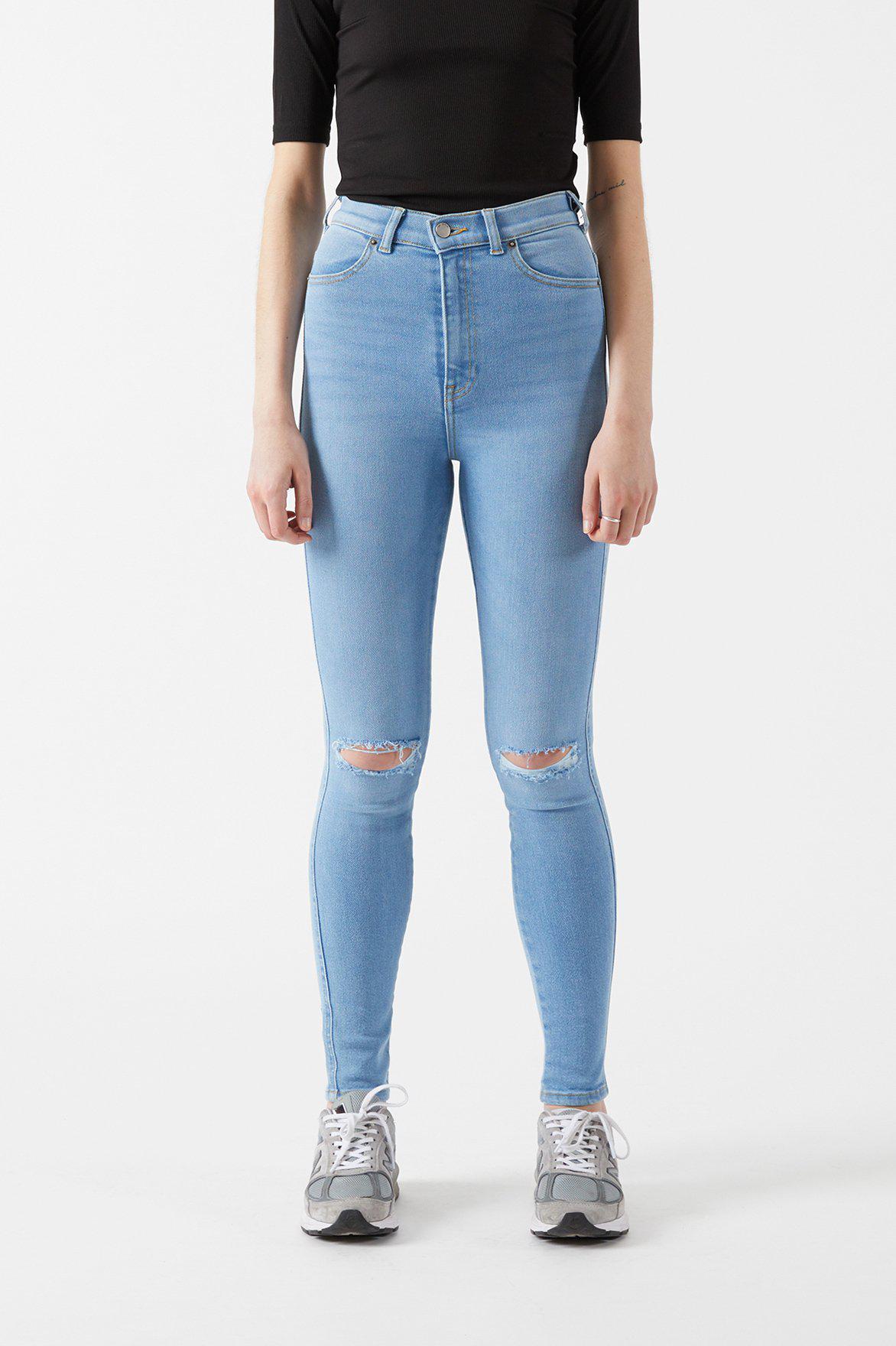Moxy Jeans - Icicle Blue Ripped