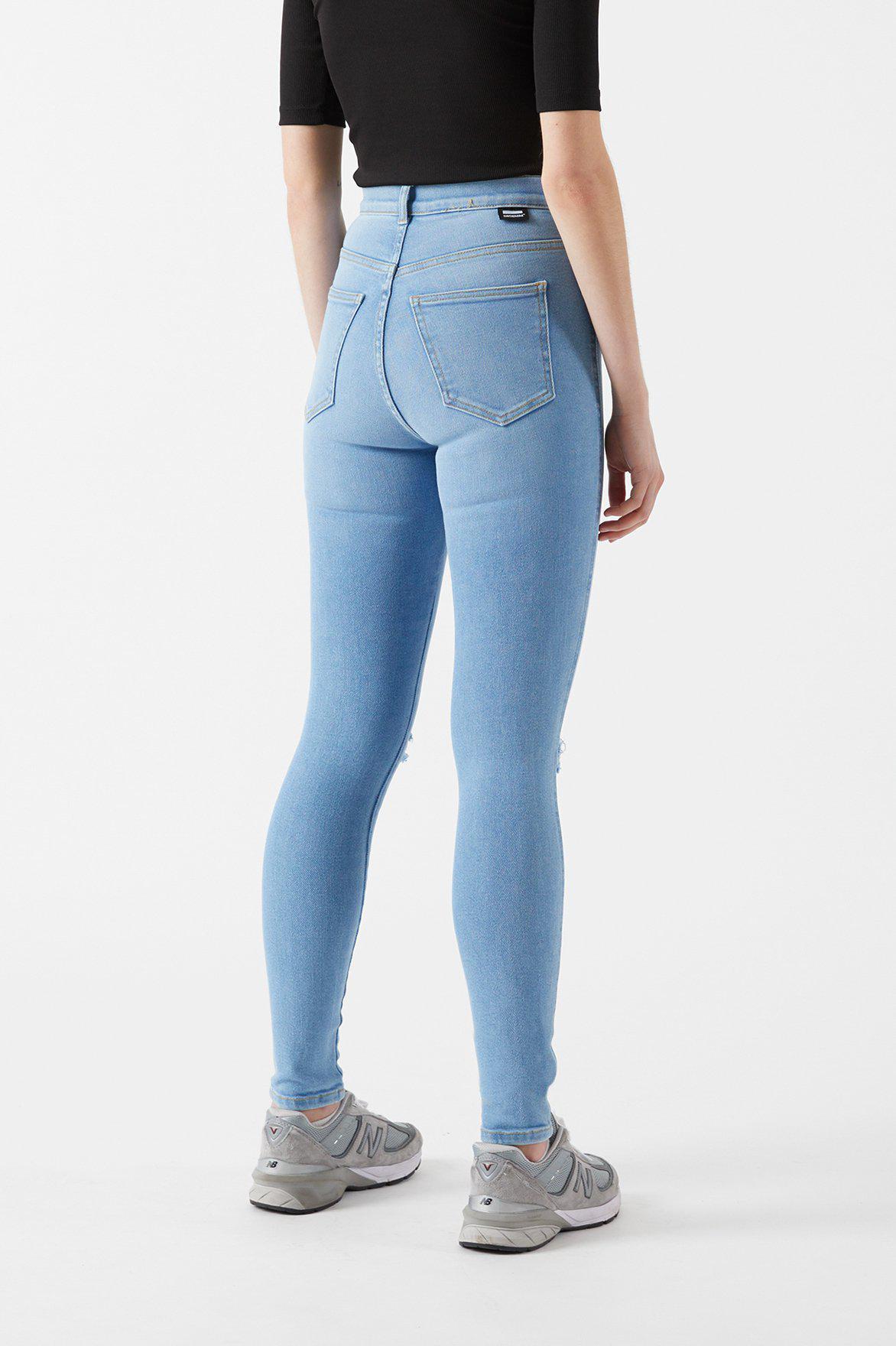 Moxy Jeans - Icicle Blue Ripped