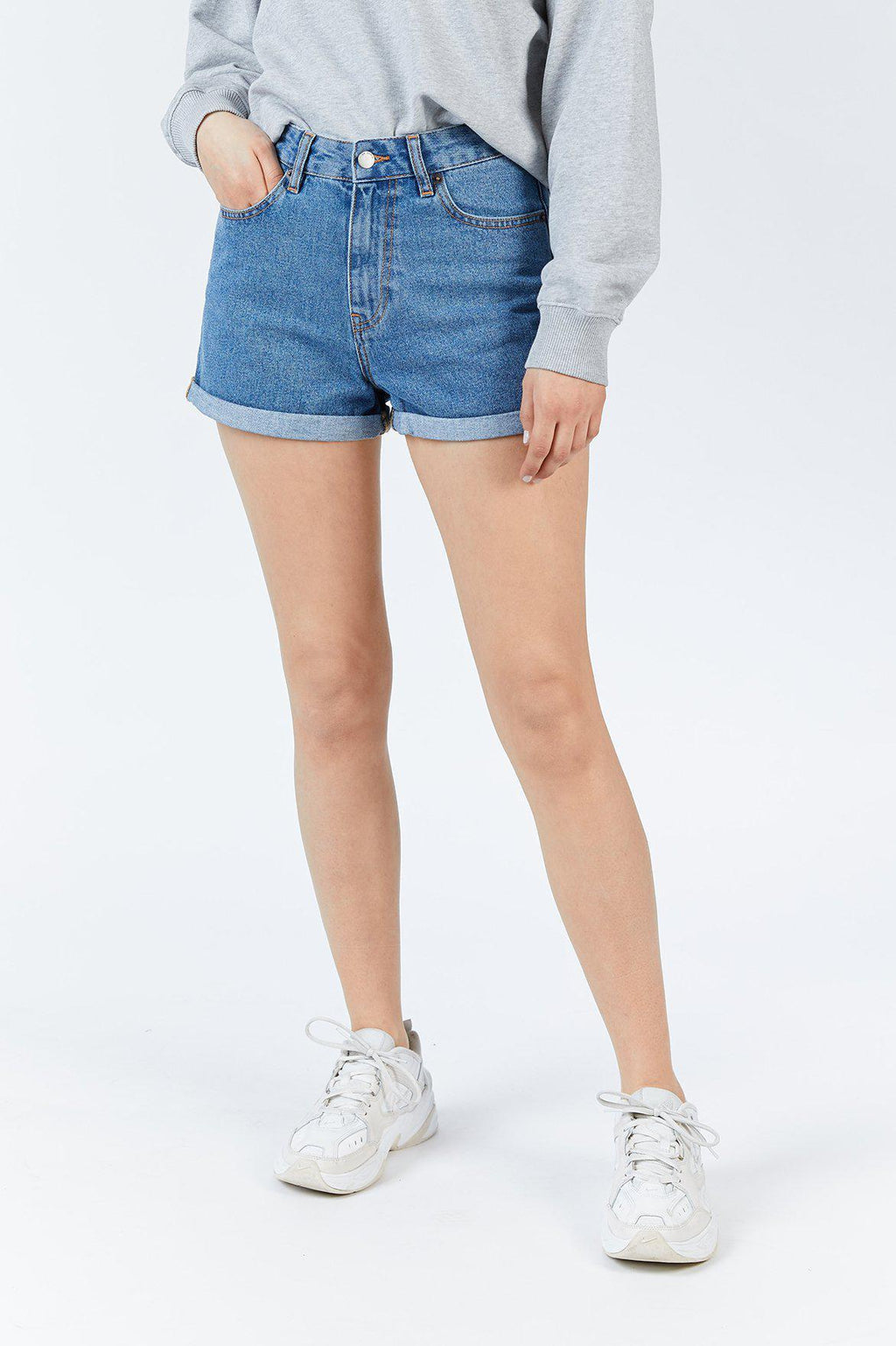 Jenn Shorts - Retro Sky Blue