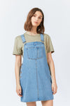 Eir Dungaree Dress - Day Shift Blue