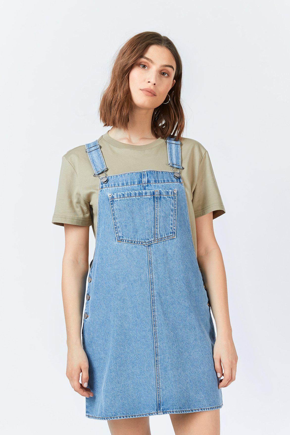 Eir Dungaree Dress - Day Shift Blue, Women dress