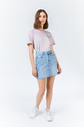 Mallory Denim Skirt - Destiny Blue