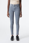 LEXY JEANS - Moonstone Light Grey