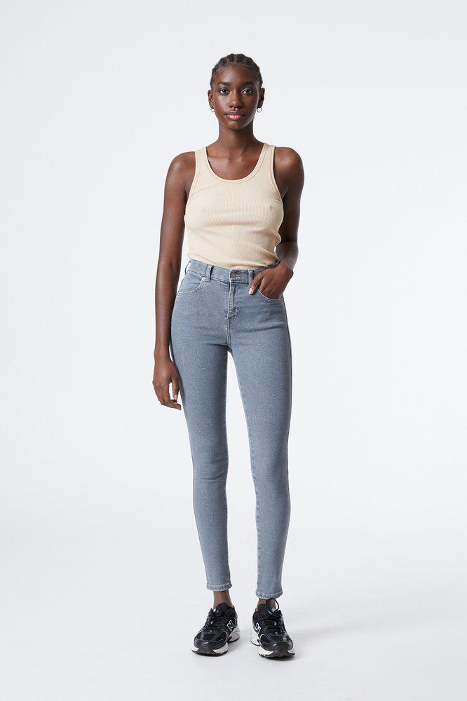 LEXY JEANS - Moonstone Light Grey