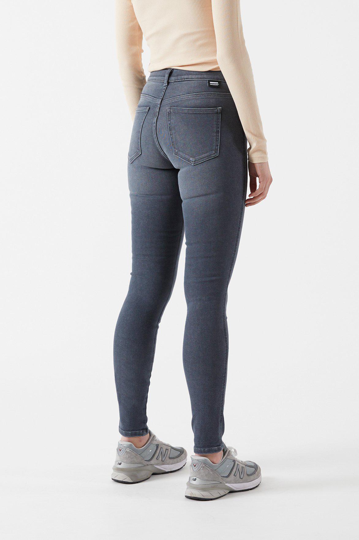 LEXY JEANS - Grey stone