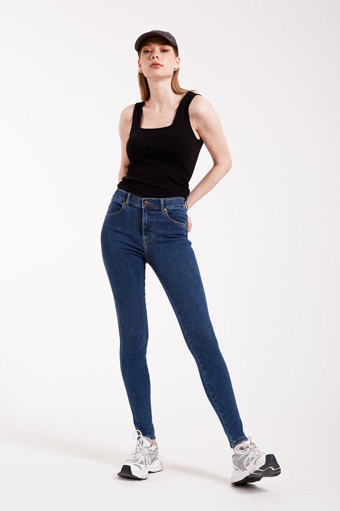 LEXY JEANS - Pyke Plain Dark Blue