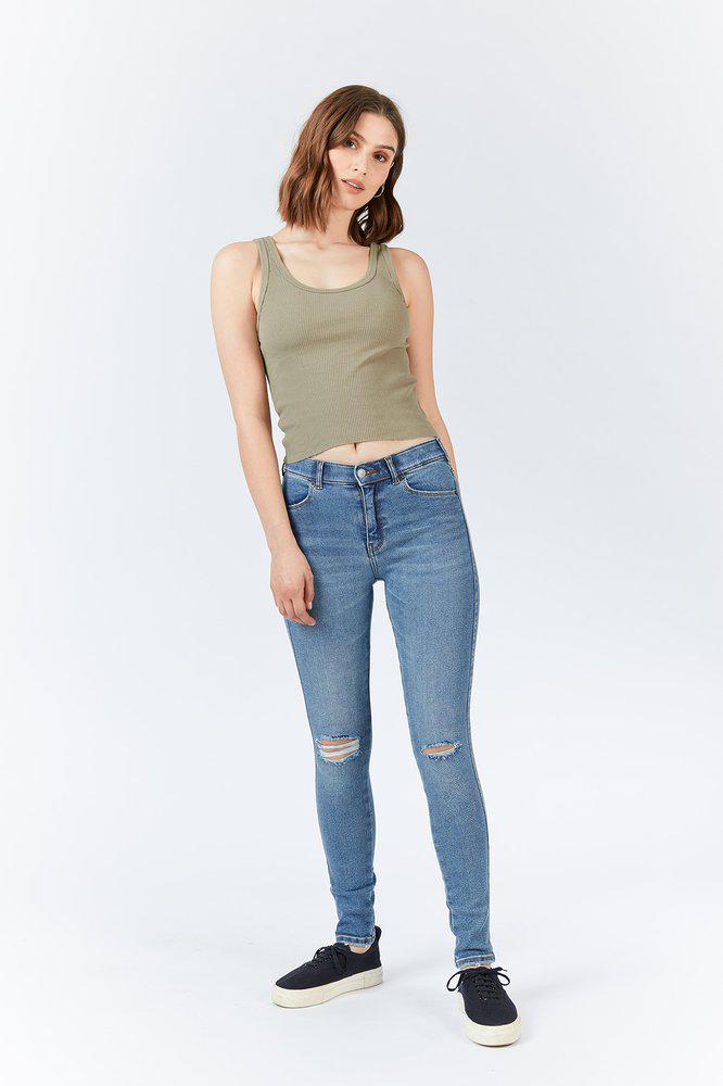 LEXY JEANS -  Westcoast Blue Ripped