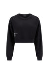 Black Cropped Sweatshirt