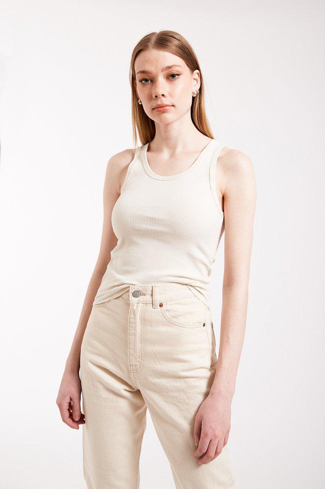 Demi Singlet - White Sand