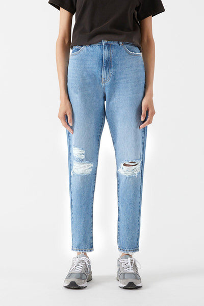NORA JEANS - Blue jay ripped